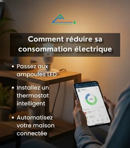 Comment réduire sa consommation électrique, Amiens, D'homeconnect